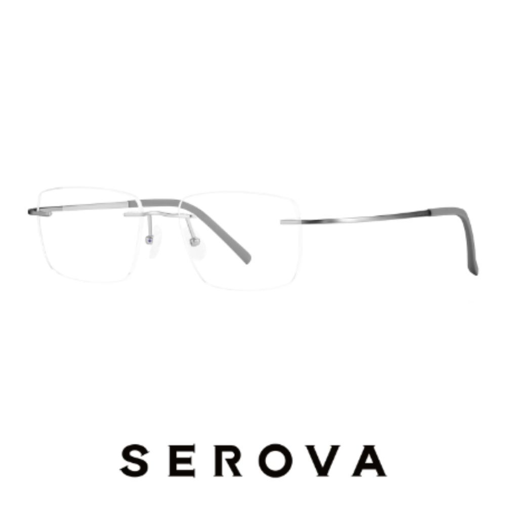 【SEROVA】SP1382 C3 無框光學眼鏡♦灰
