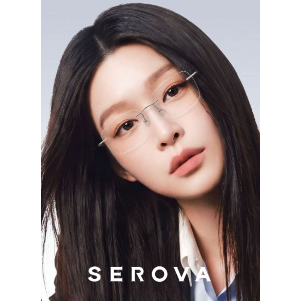 【SEROVA】SP1382 C16 無框光學眼鏡♦黑