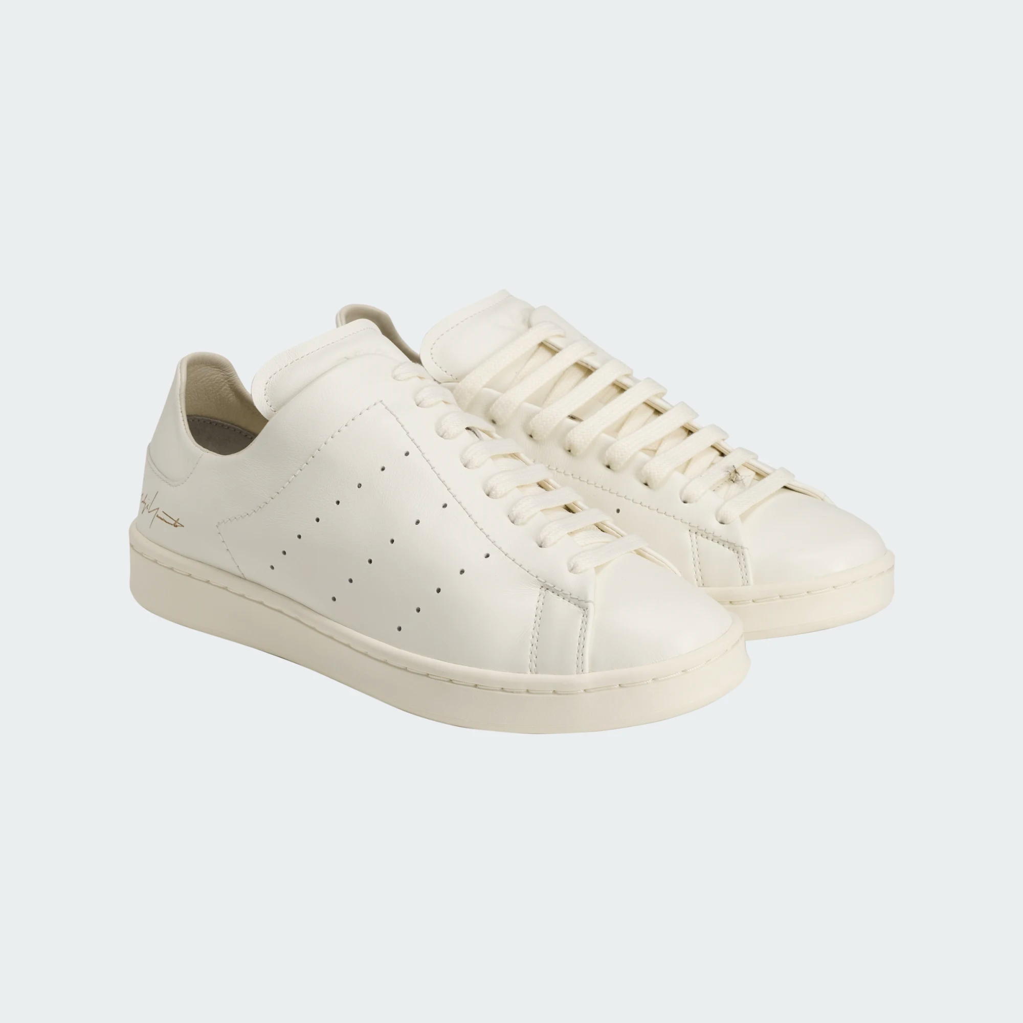 【 Y-3 DIAGONAL STAN SMITH 頂級休閒鞋 - 米白 】
