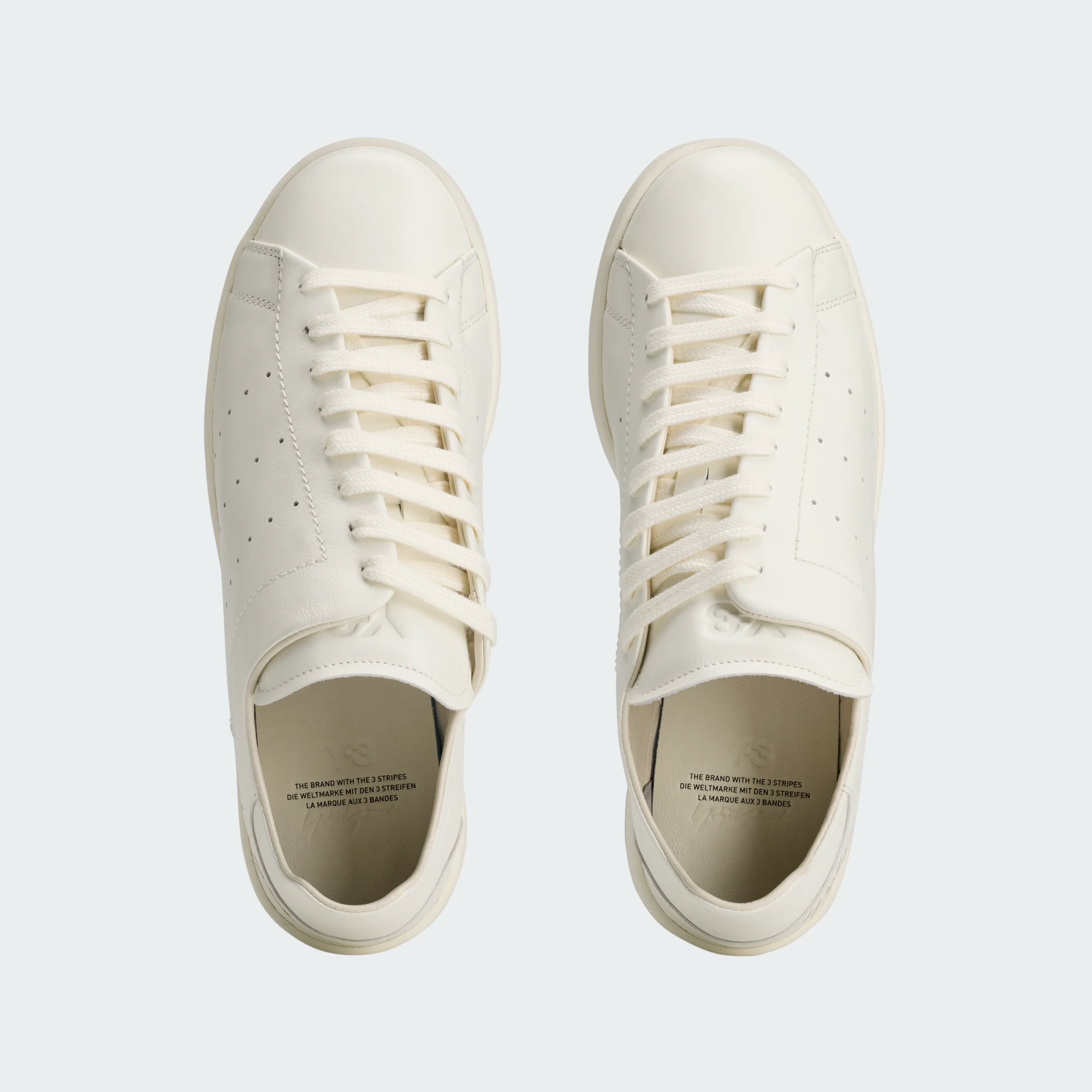 【 Y-3 DIAGONAL STAN SMITH 頂級休閒鞋 - 米白 】