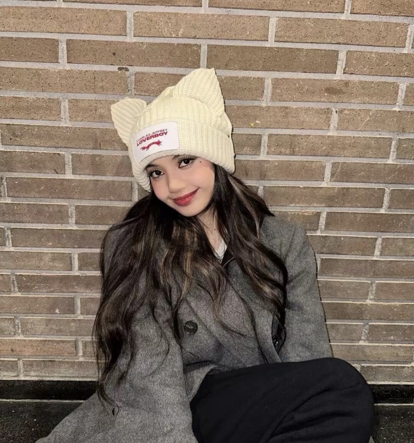 【Focus Store】預購 Charles Jeffrey LOVERBOY Chunky Ears Beanie "Beige" 米白 毛帽