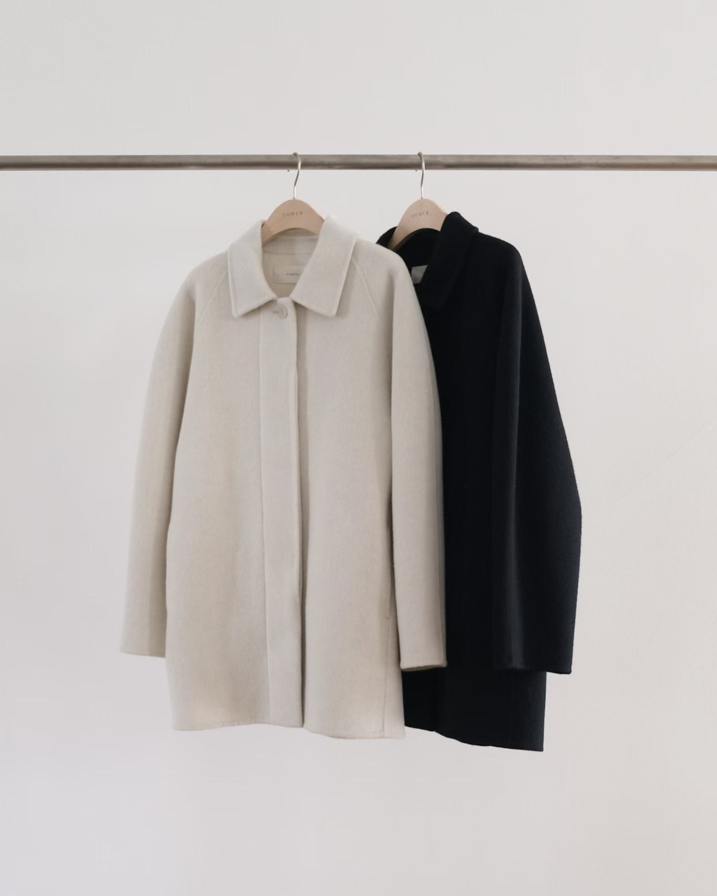 OU2610 HD Cony cashmere raglan coat