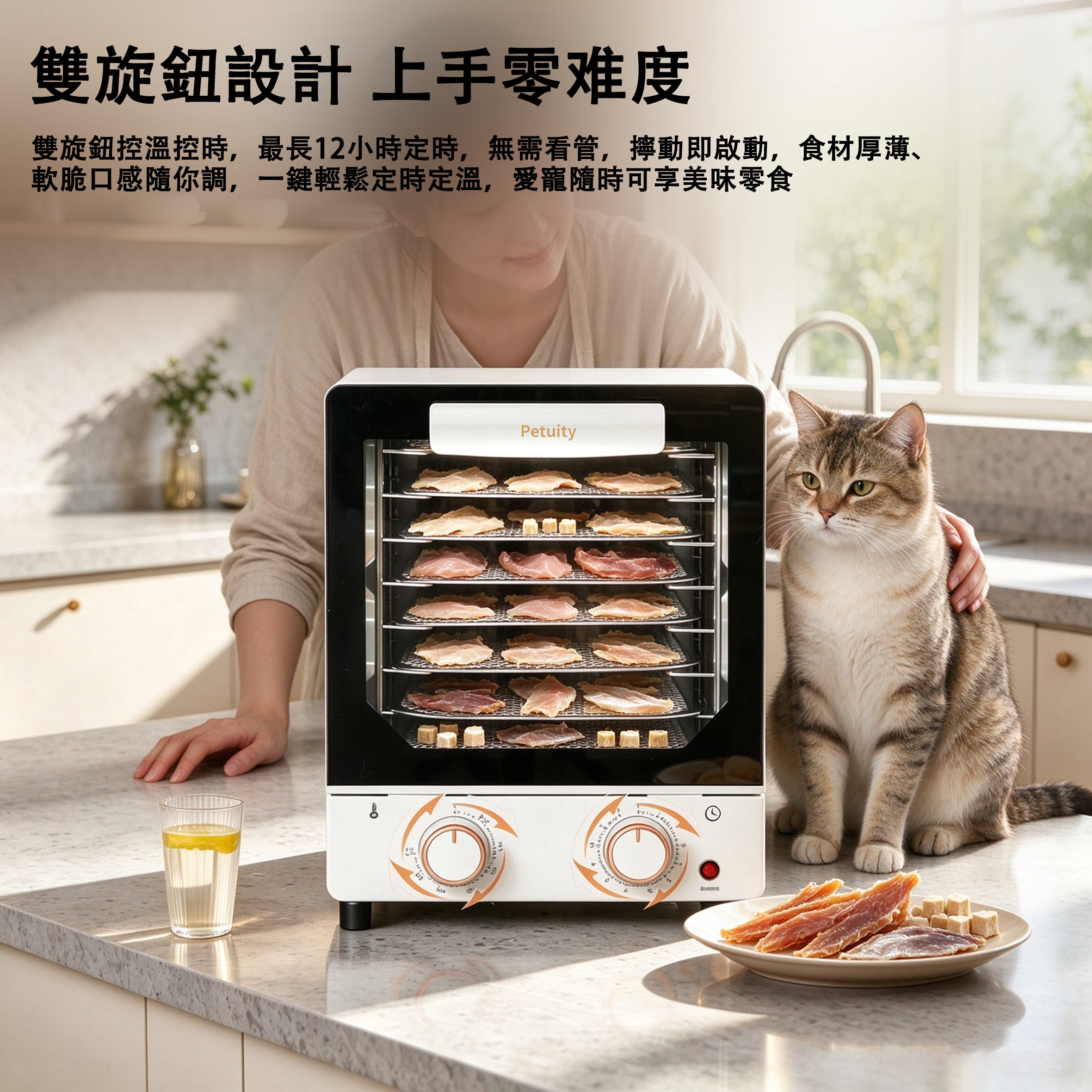 Petuity -  寵物零食乾果機｜DIY 寵物零添加小零食，自製肉乾果乾，健康餵養一機搞定