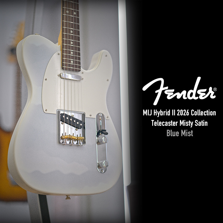 Fender MIJ Hybrid II 2026 Tele Misty Satin BM 電吉他