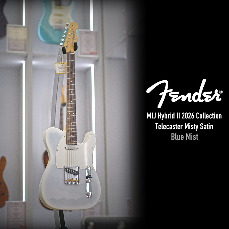 Fender MIJ Hybrid II 2026 Tele Misty Satin BM 電吉他