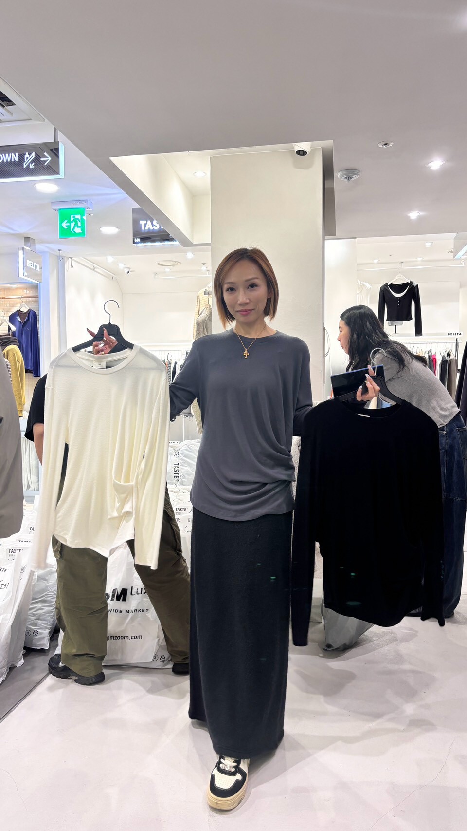 TT7237 腰側抓褶上衣