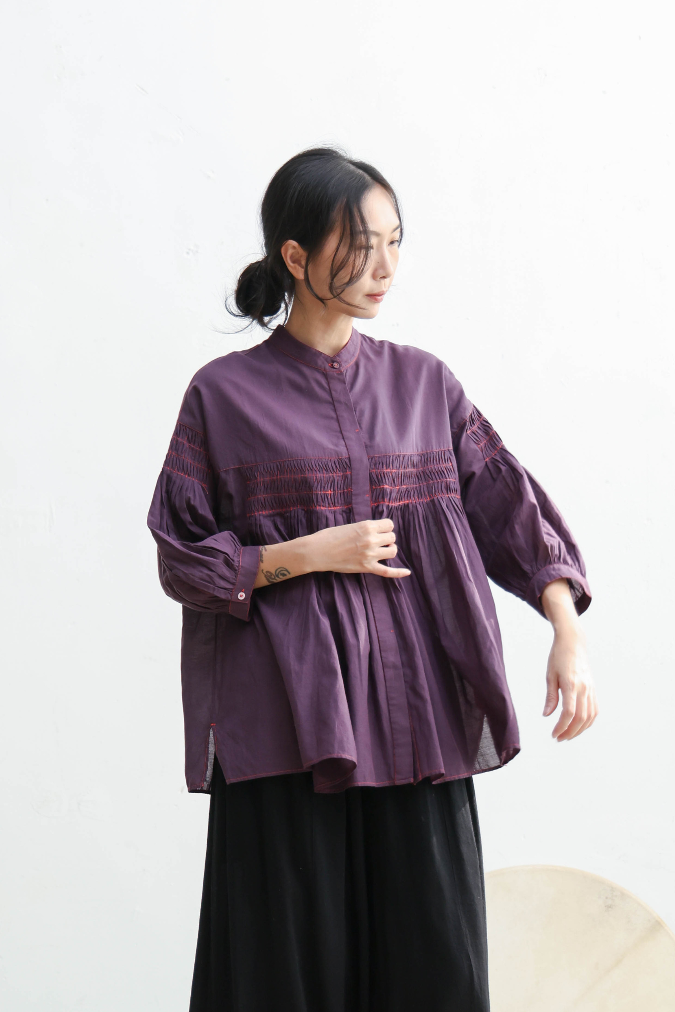 印度刺繡塔克工藝上衣 四款