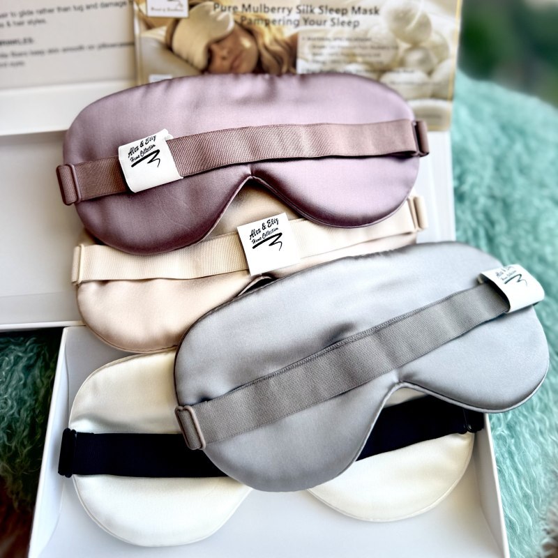100% Mulberry Silk Sleeping Eye Mask (With Exquisite Gift Box)