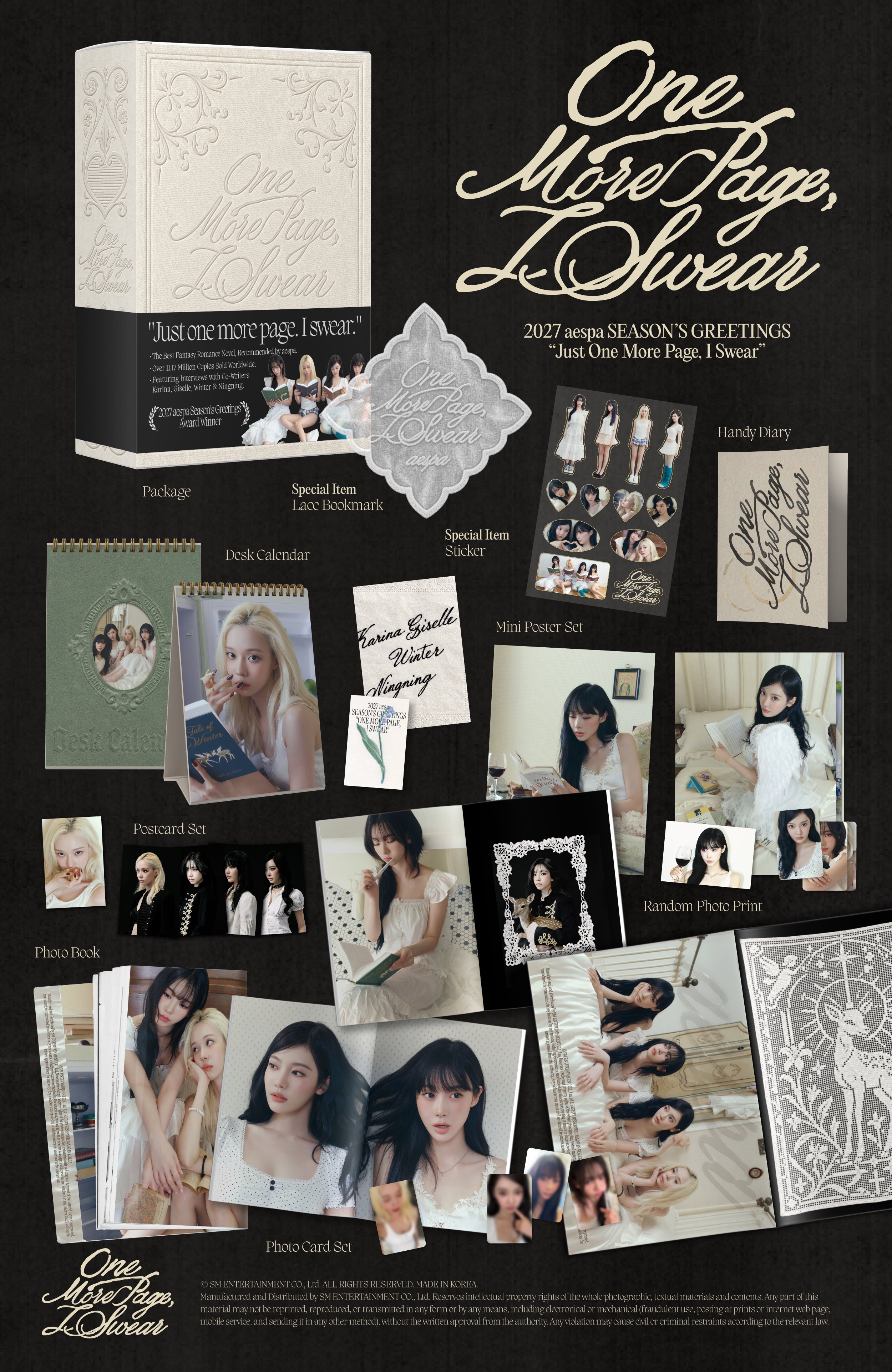 [PRE-ORDER] DISCOUNTED | 2027 AESPA / RIIZE / NCT WISH / HEARTS2HEARTS Season's Greetings [No POB | Sealed]