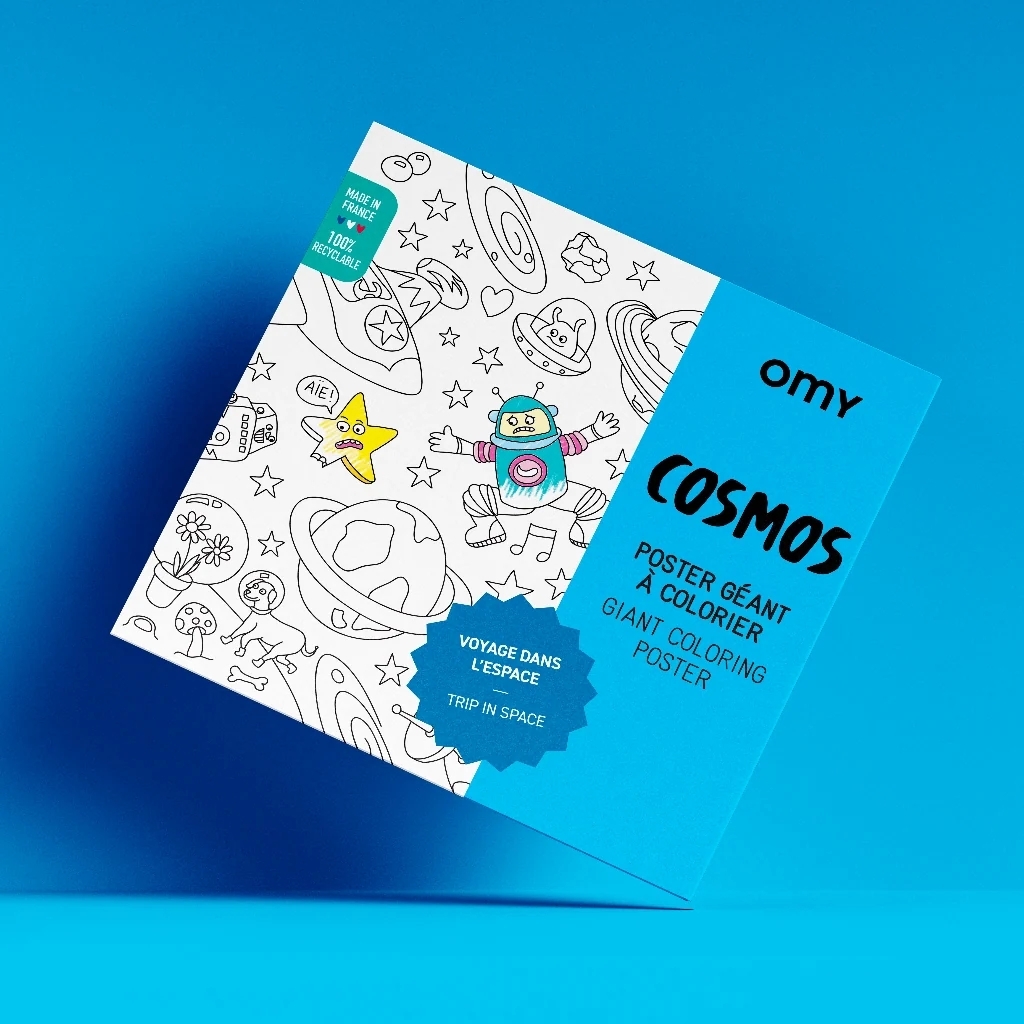〖 OMY 〗太空人著色大海報