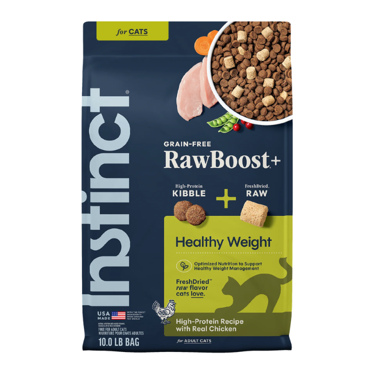 Instinct Raw Boost Real Chicken Recipe Healthy Weight Chicken Cat Food 10lb