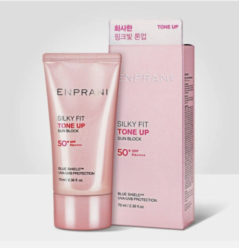Enprani - 絲滑提亮防曬霜 Silky fit tone up sun block 50+ SPF PA++++ (70ml)