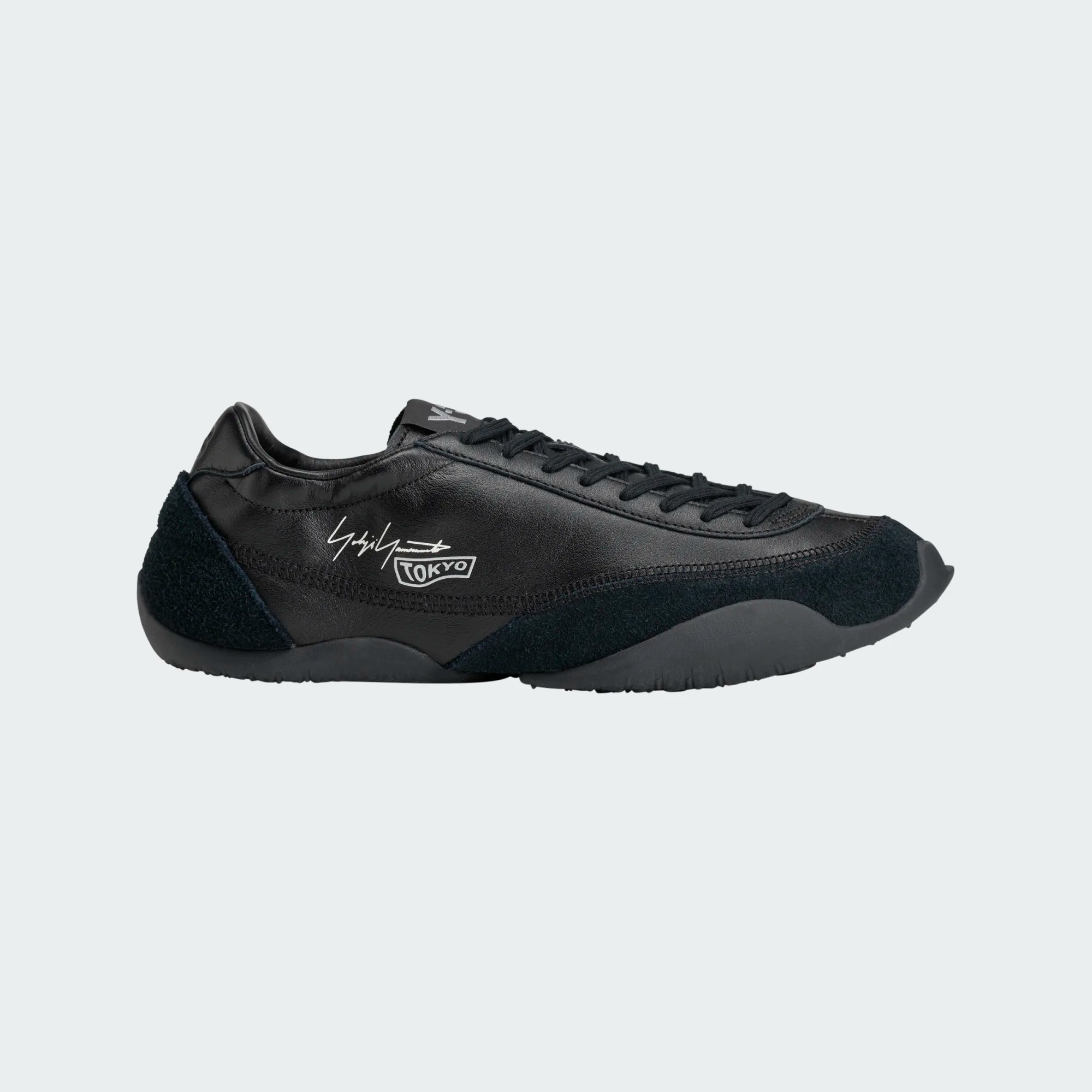 【 Y-3 TOKYO WARPED 異材質拼接頂級鞋款 - 黑 】