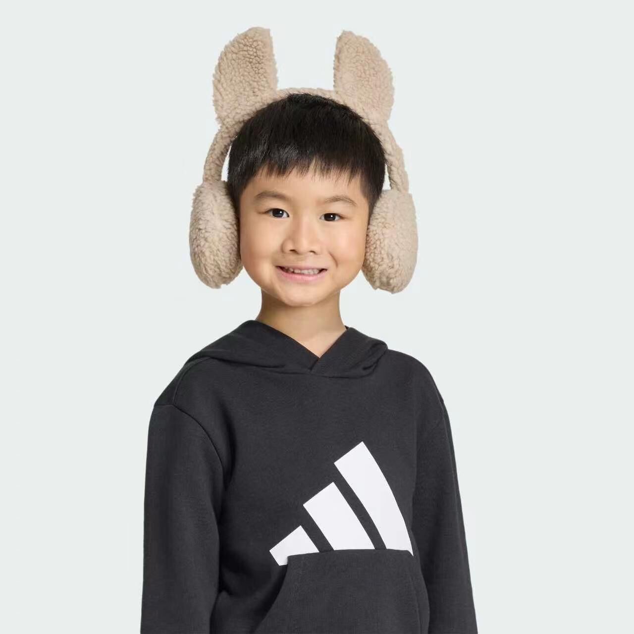 【預購】ADIDAS N101414 童款抓絨耳罩 (米色)