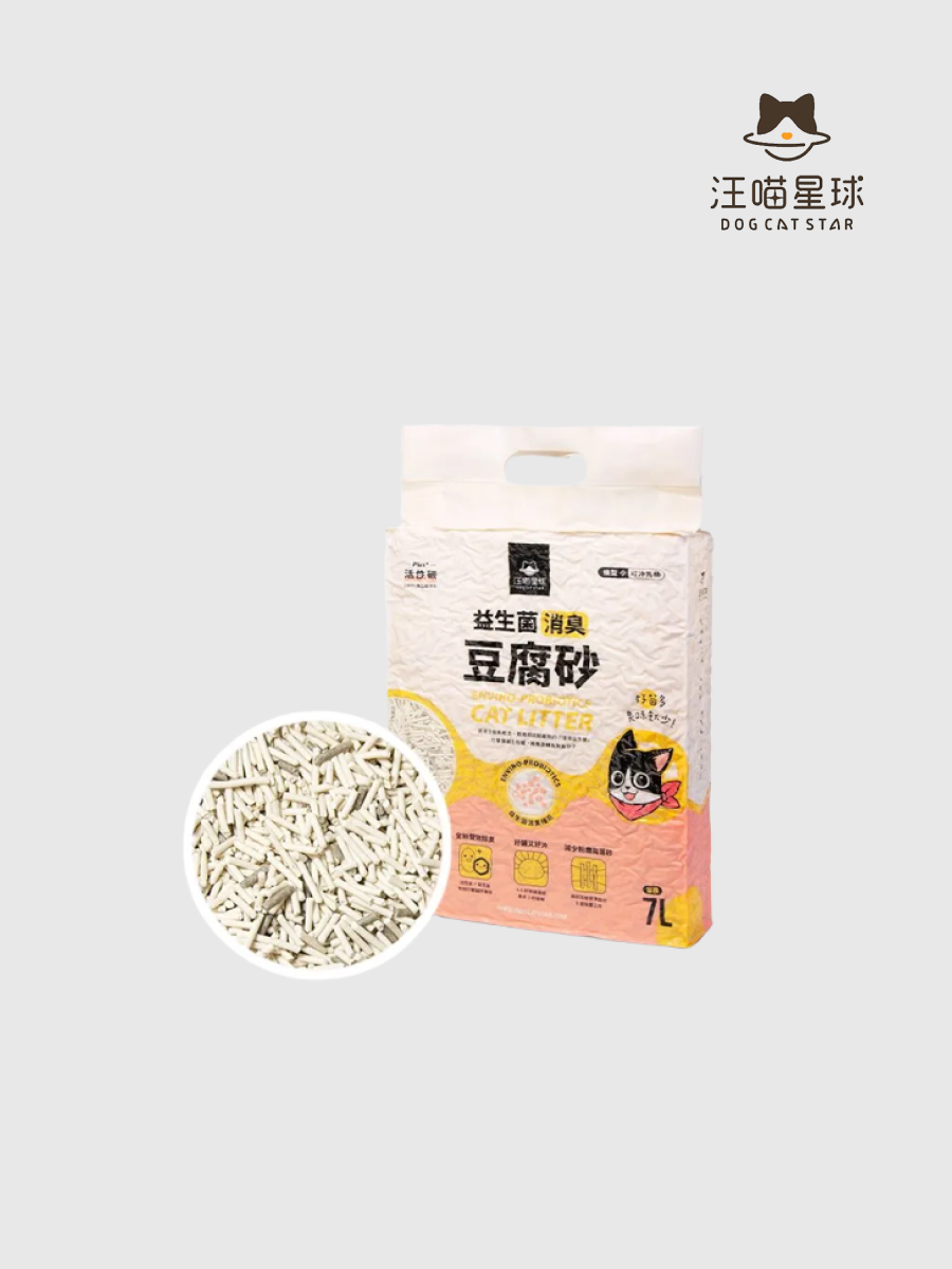 【汪喵星球】益生菌消臭豆腐砂｜條型 7L