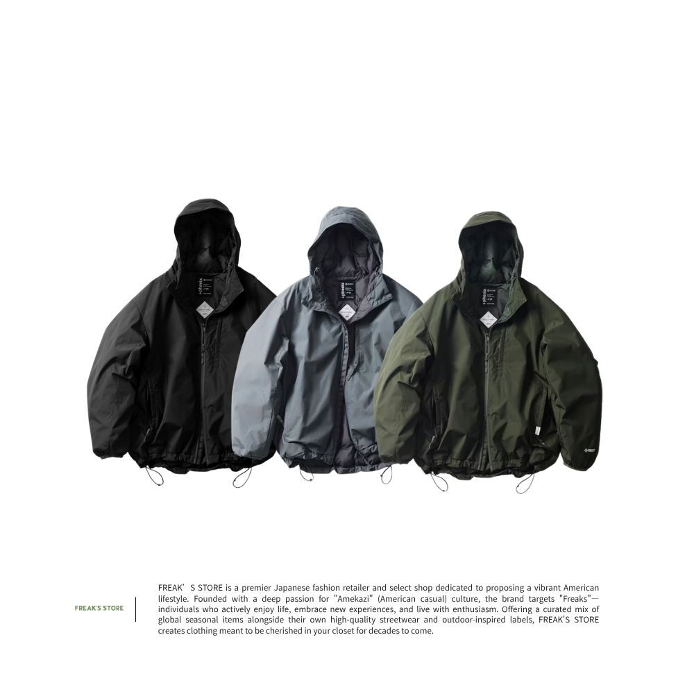 Plus Phenix 別注 GORE-TEX WINDSTOPPER 連帽羽絨外套