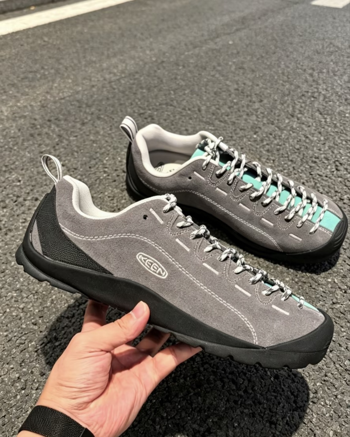 【預購】KEEN JASPER 絨面 灰綠色 1030673