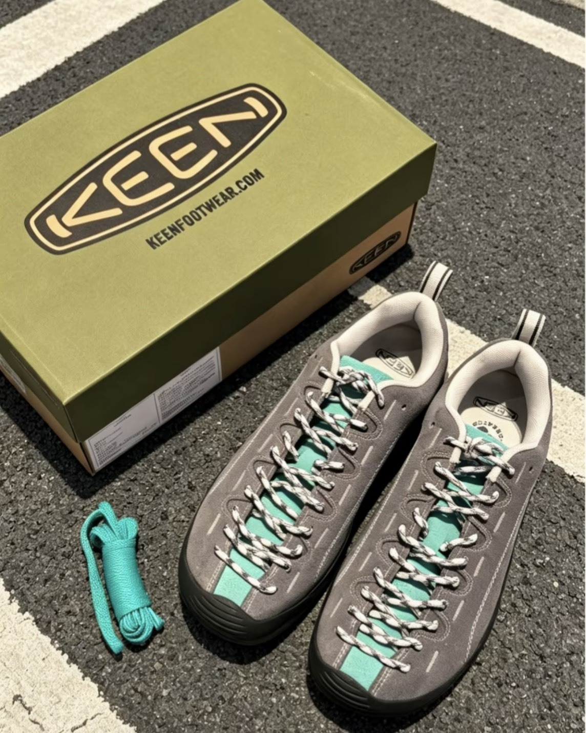 【預購】KEEN JASPER 絨面 灰綠色 1030673