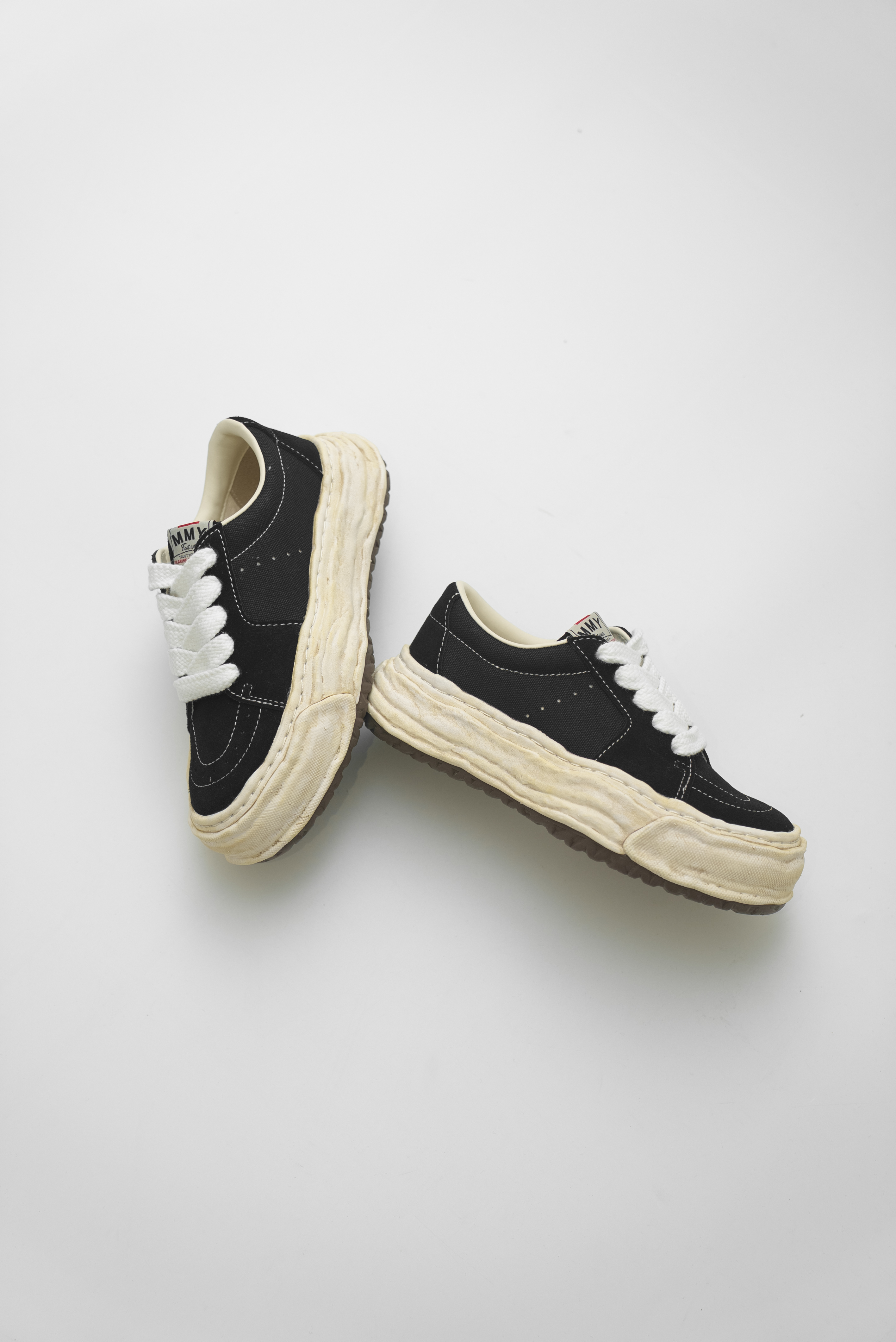 【Focus Store】現貨秒發 Maison Mihara Yasuhiro ERIC OG Sole Overdyed "Black" 黑色 MMY 溶解鞋 A17FW706-BK