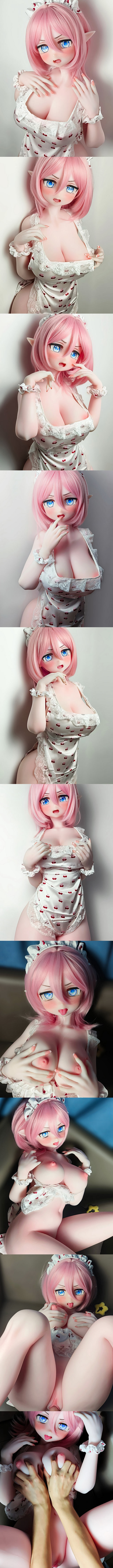 愛莎貝兒娃娃 朝比奈小枝 RAD-151CM-全矽膠 EBDOLL ACG CARTOON silicone sex doll
