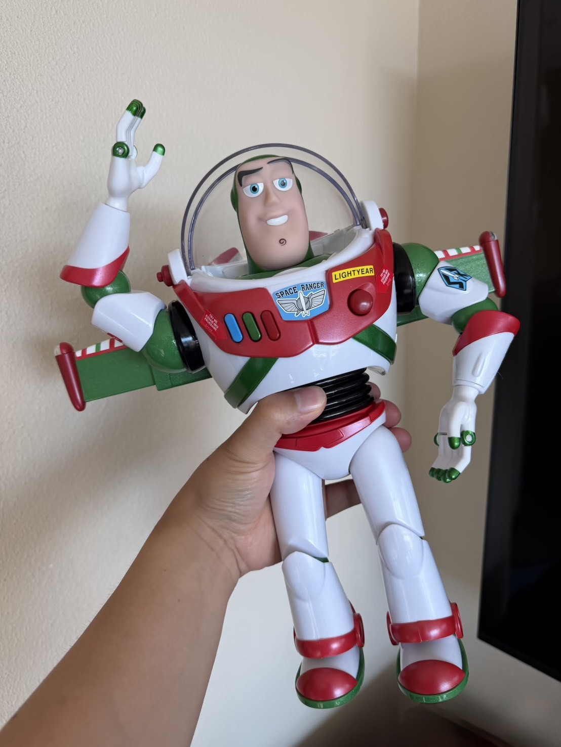 【預購】美國迪士尼 DISNEY BUZZ 聖誕節 1:1 巴斯光年 公仔
