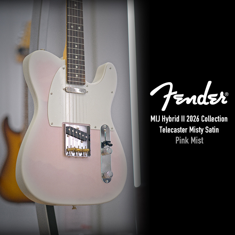 Fender MIJ Hybrid II 2026 Tele Misty Satin PM 電吉他