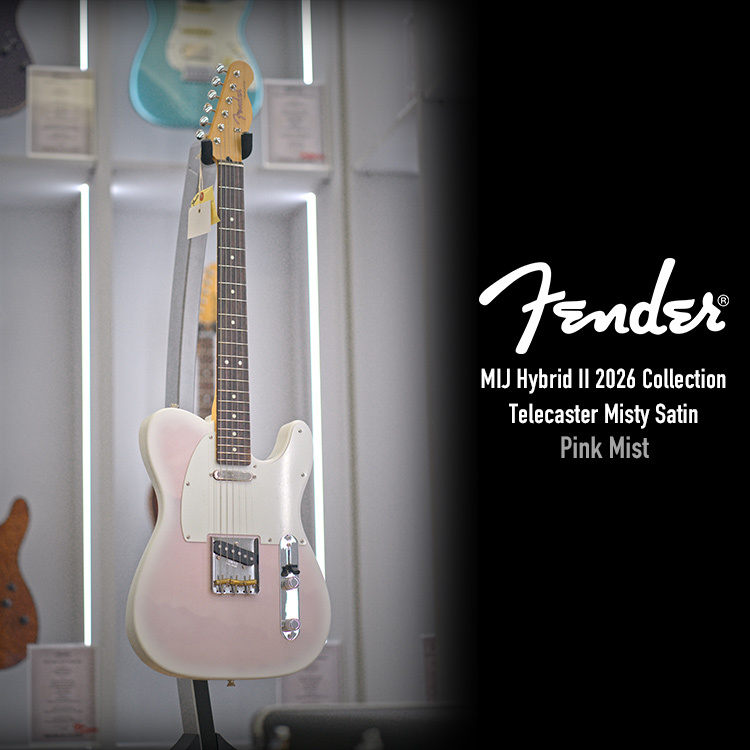 Fender MIJ Hybrid II 2026 Tele Misty Satin PM 電吉他