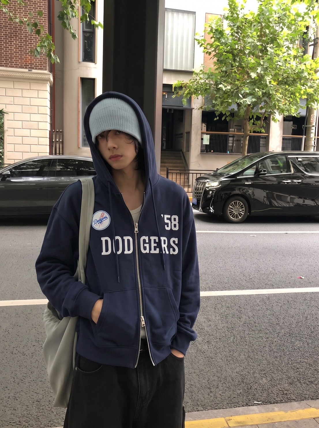 MLB 職棒 大聯盟 雙拉鍊 刺繡 寬鬆 連帽外套 五款