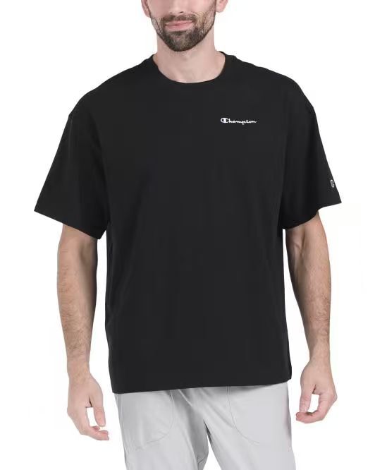 【預購】CHAMPION N101420 男裝短袖上衣 (黑色)