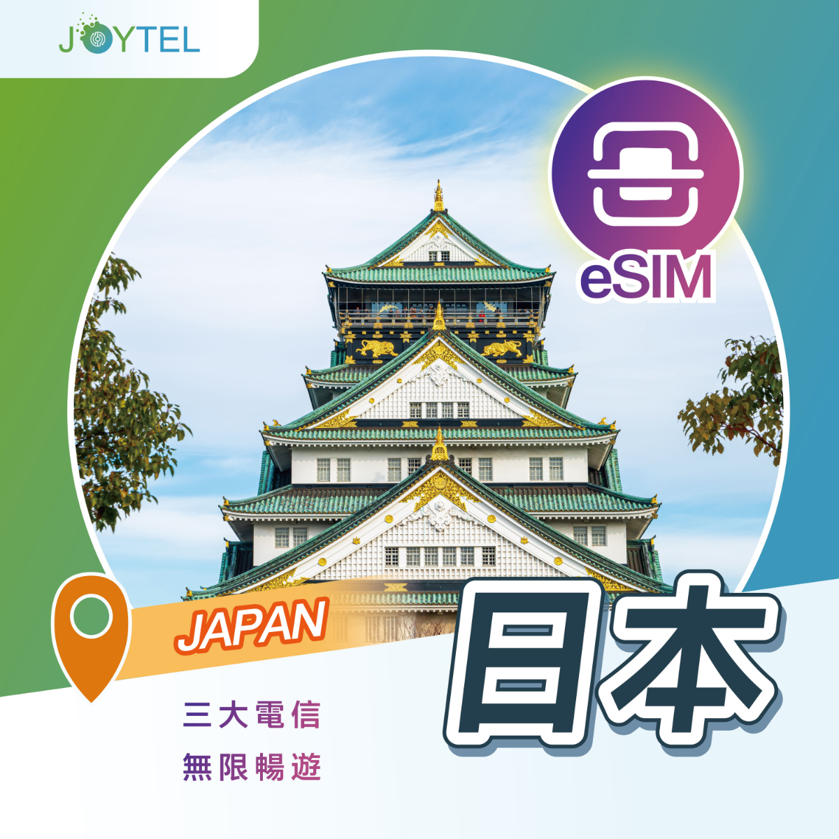 日本三電信 eSIM
