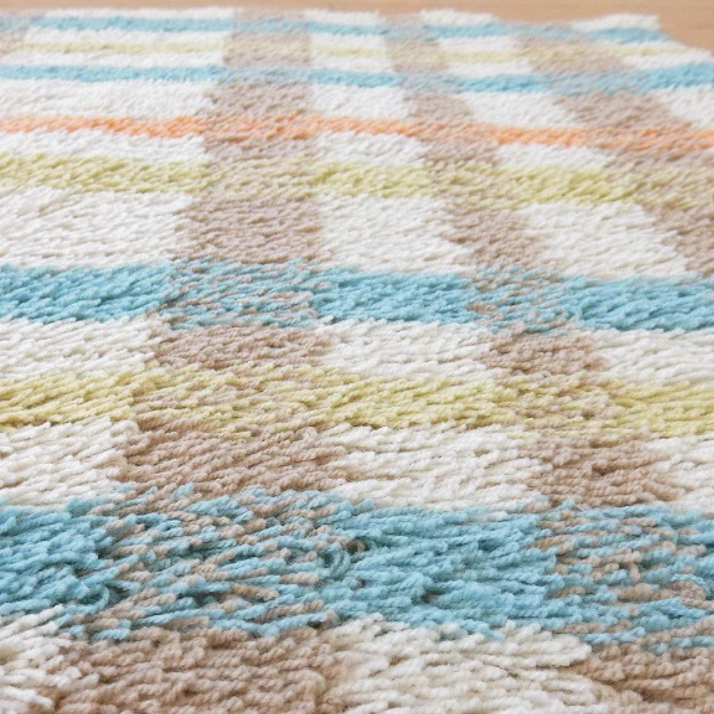 《尾崎》Roberta Viviani系列 日本製抗菌防臭撞色地墊 45×75cm