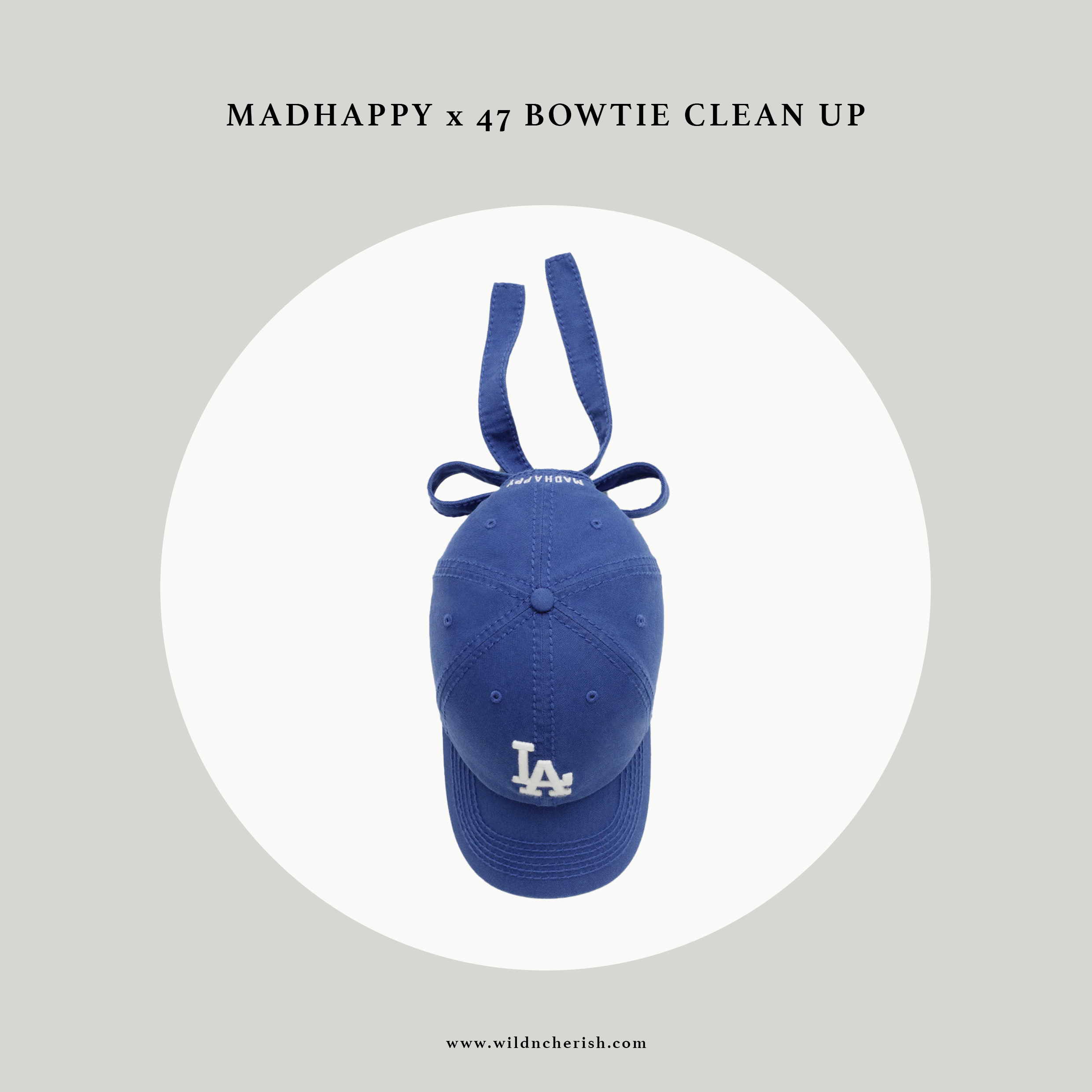 預訂 | Madhappy Dodgers Bowtie '47 Clean Up 蝴蝶結 棒球帽