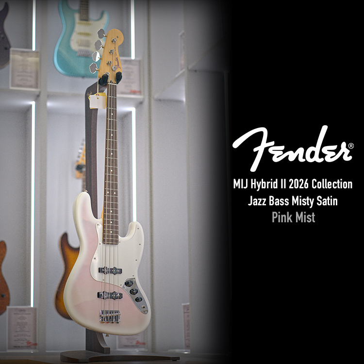 Fender MIJ Hybrid II 2026 Jazz Bass Misty Satin PM 電吉他