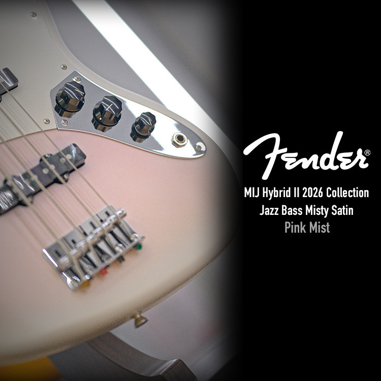 Fender MIJ Hybrid II 2026 Jazz Bass Misty Satin PM 電吉他