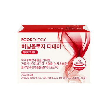 CR261014-F3-Foodology Burningology D-day(3.8 g x 10포)(Exp-27年11月或以後)