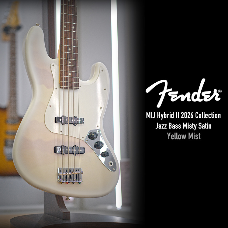 Fender MIJ Hybrid II 2026 Jazz Bass Misty Satin YM 電吉他