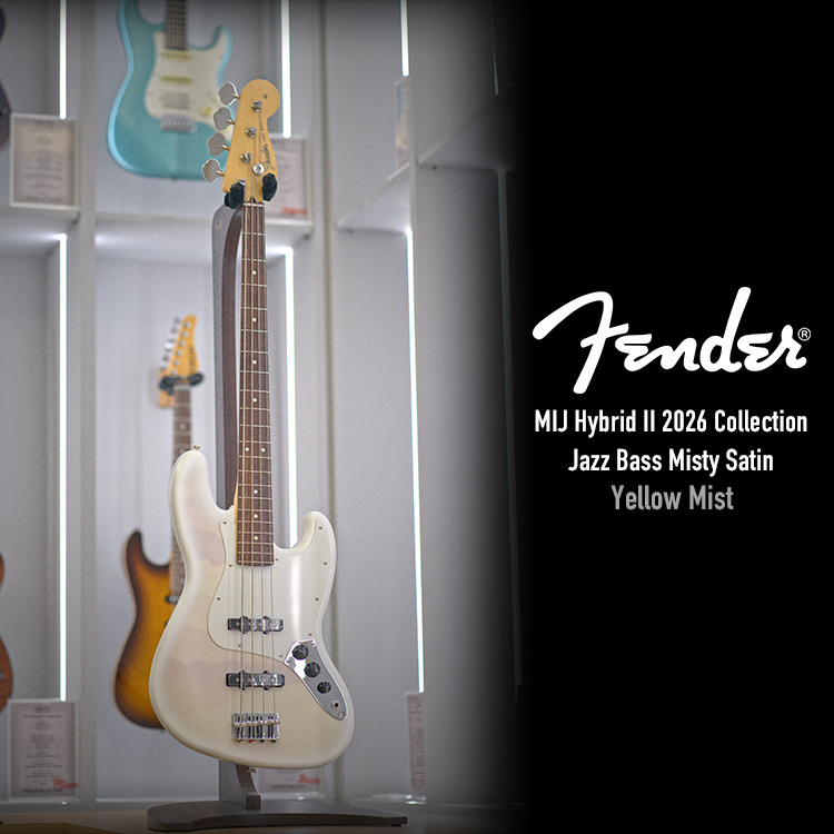 Fender MIJ Hybrid II 2026 Jazz Bass Misty Satin YM 電吉他