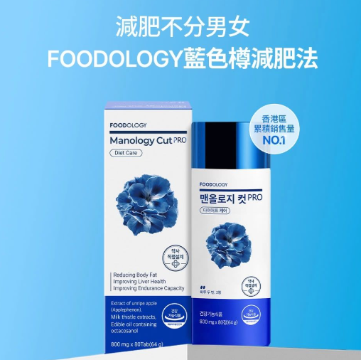 CR261014-F5-Foodology Manology Cut PRO(80粒)(Exp-27年11月或以後)