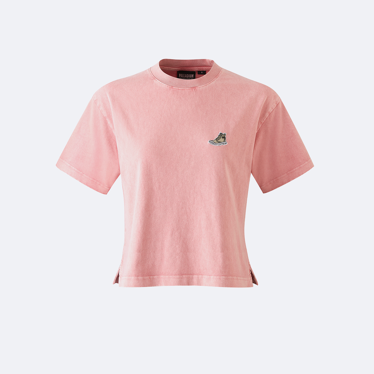 女裝刺繡 PALLADIUM LOGO 復古洗水T裇