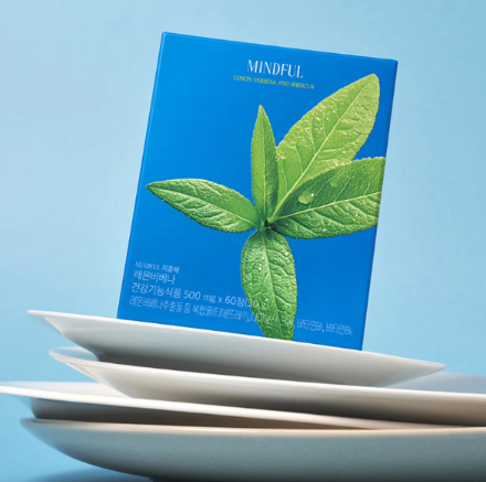 CR261014-F14-FOODOLOGY MINDFUL Mediterranean Lemon Verbena(500 mg x 60정)(Exp-27年11月或以後)