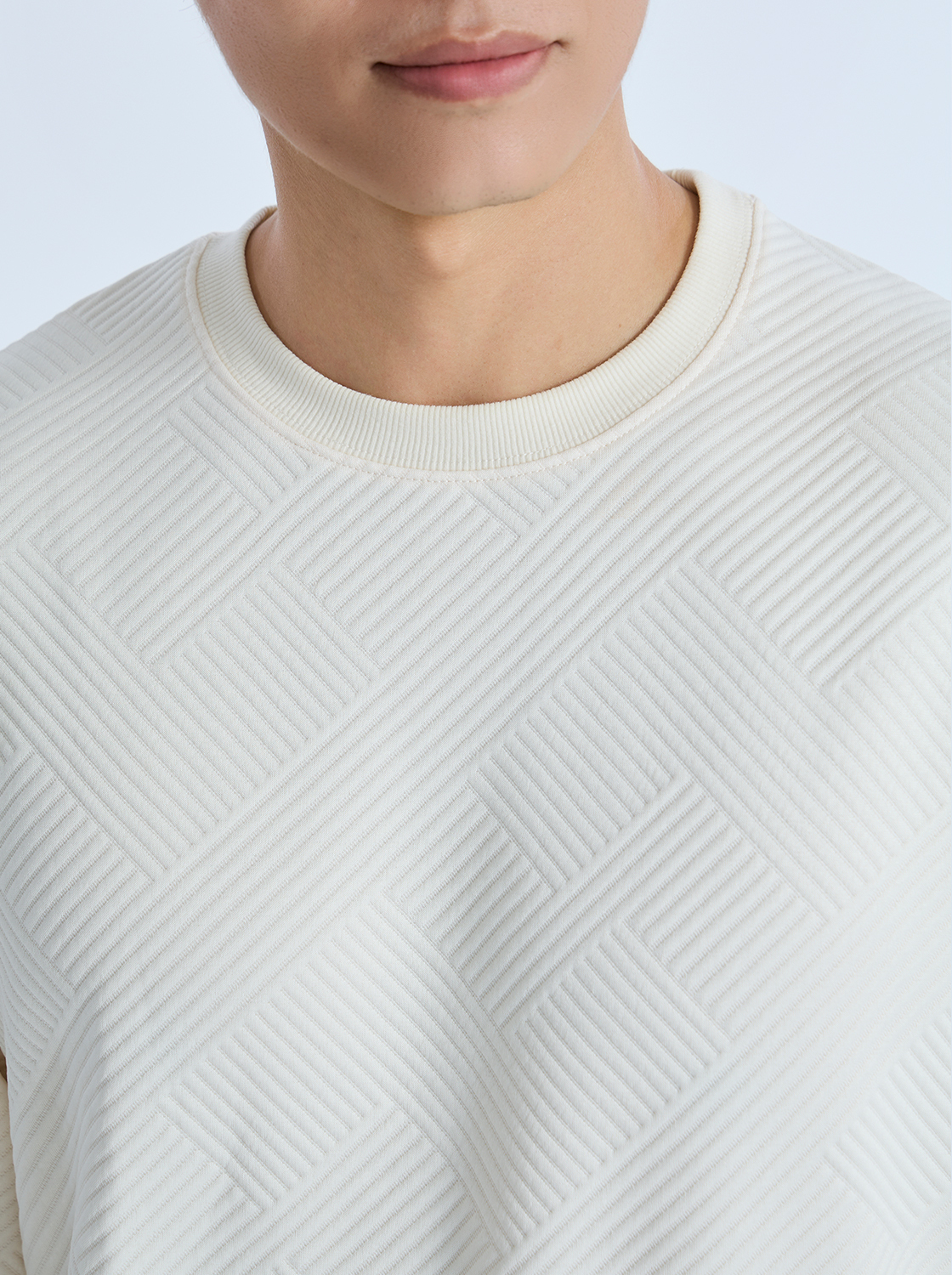 極簡幾何肌理大學TEE