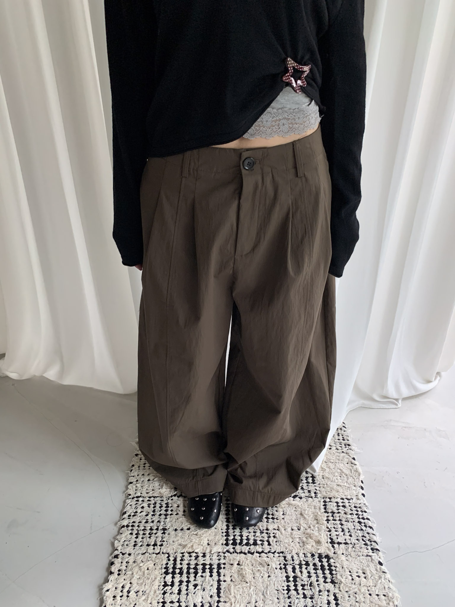 ISA_【ISA MADE】每天都想穿! 壓褶西裝寬褲_65072