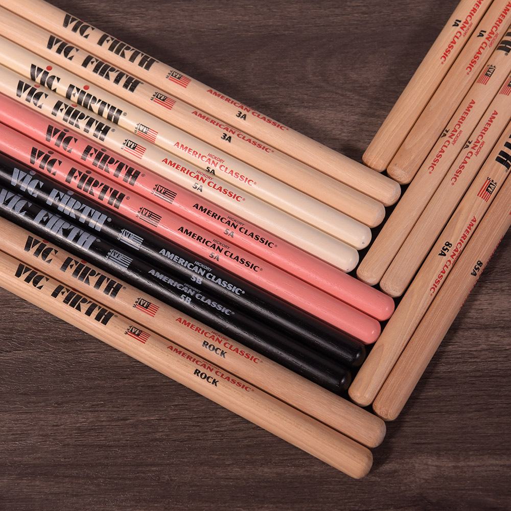 美國 Vic Firth 胡桃木 爵士鼓棒 鼓棒 1A 2B 3A 5A 5B 7A 85A ROCK多型號