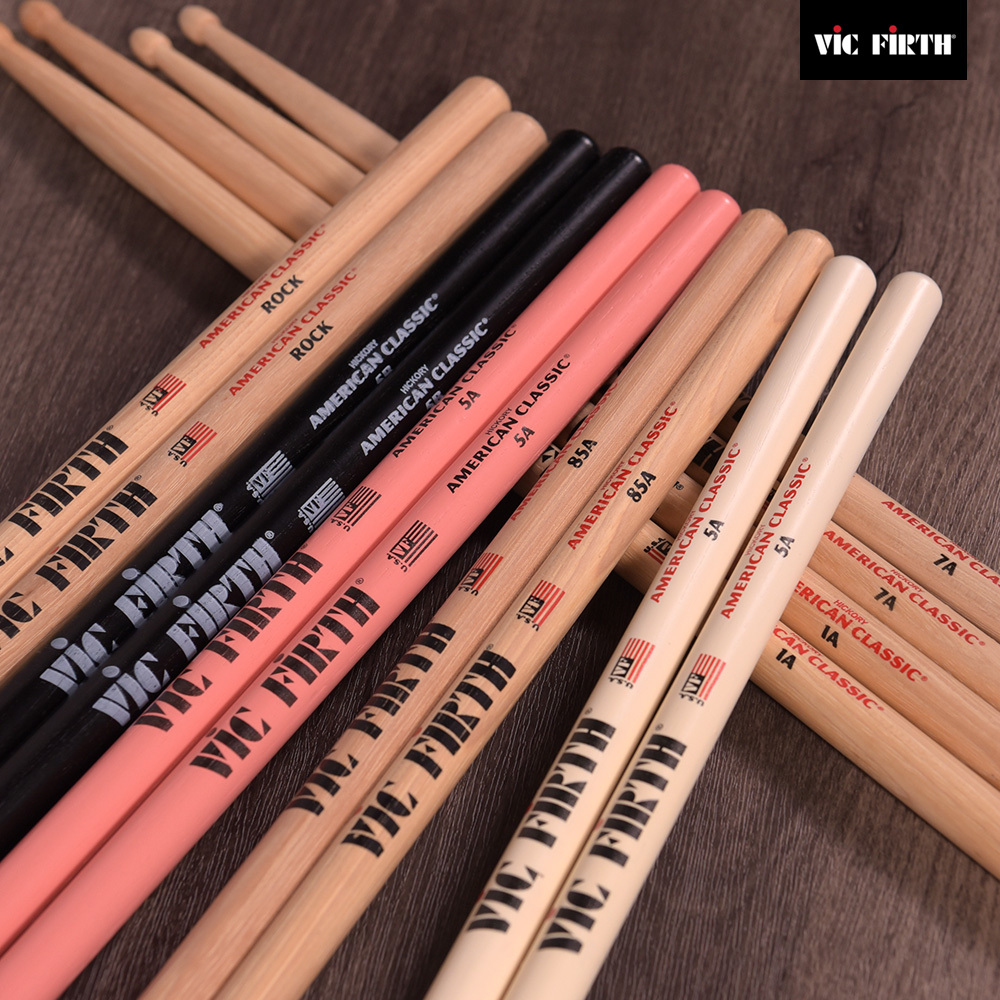 美國 Vic Firth 胡桃木 爵士鼓棒 鼓棒 1A 2B 3A 5A 5B 7A 85A ROCK多型號