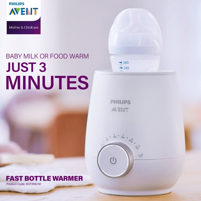 【Philips Avent】Premium Fast Bottle Warmer SCF358