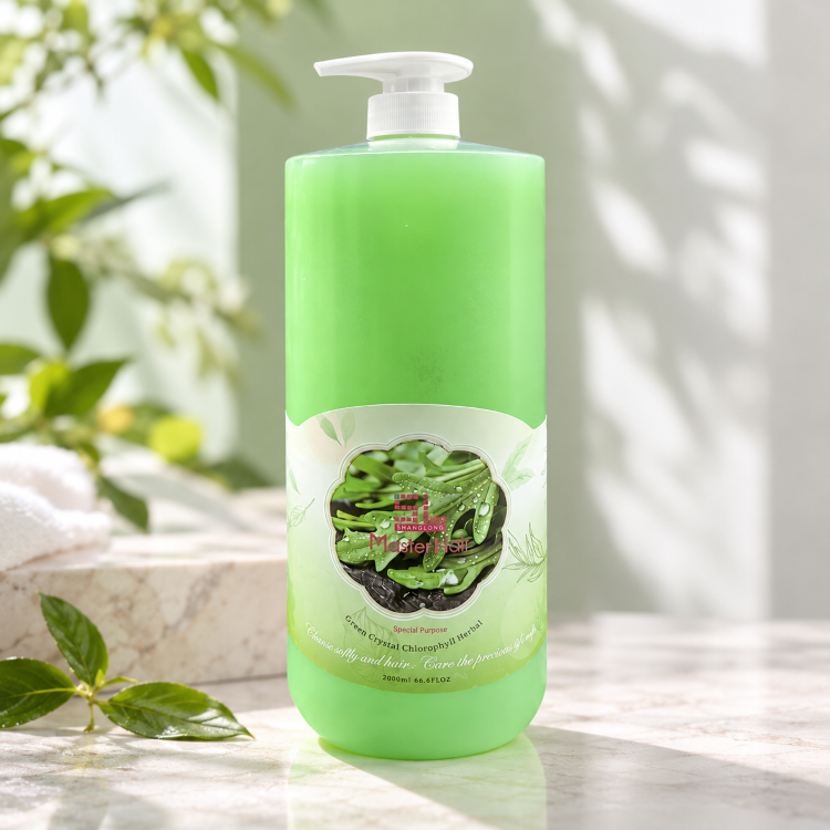葉綠素草本洗髮精 2000ml｜薄荷清涼・清爽潔淨