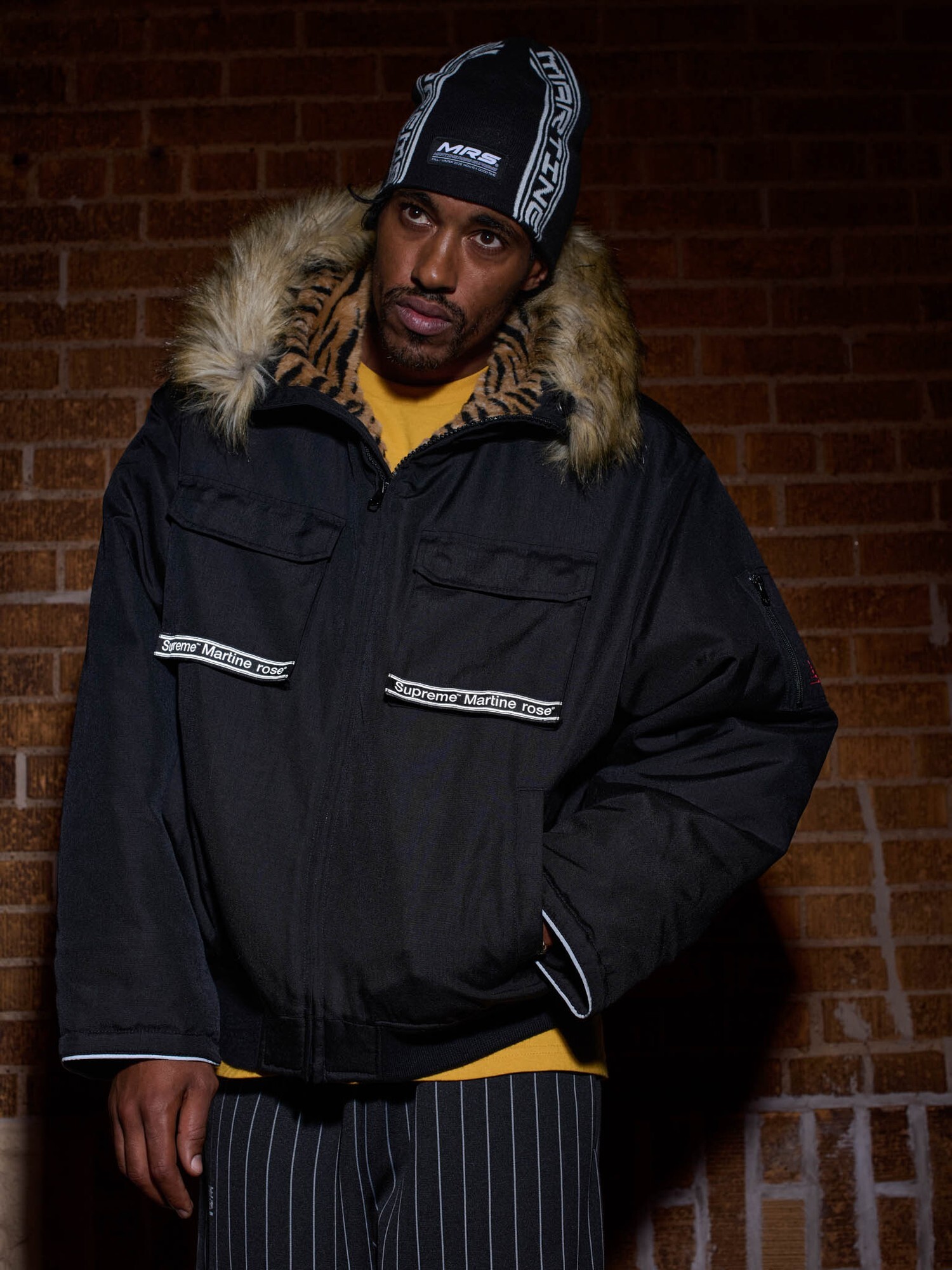 SUPREME X MARTINE ROSELINED CORDURA HOODED JACKET 防潑水反光外套