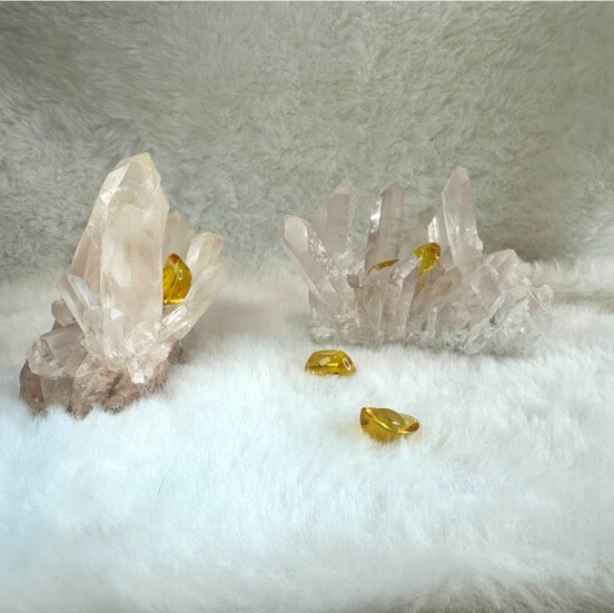 (AB) 馬達加斯加 白水晶簇 (粉) (120-140g) (隨機發貨) - 水晶 #A28 #2110SA