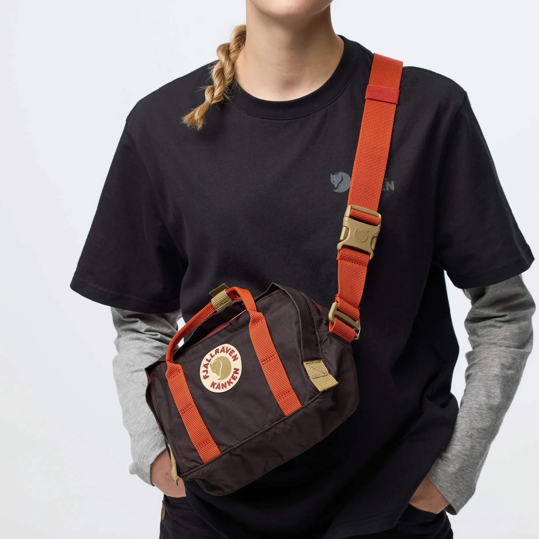 Fjallraven 北極狐 小狐狸 限量版斜背包 Kånken Koncept Crossbody  F23200434 兩色 [HappyOutdoor]