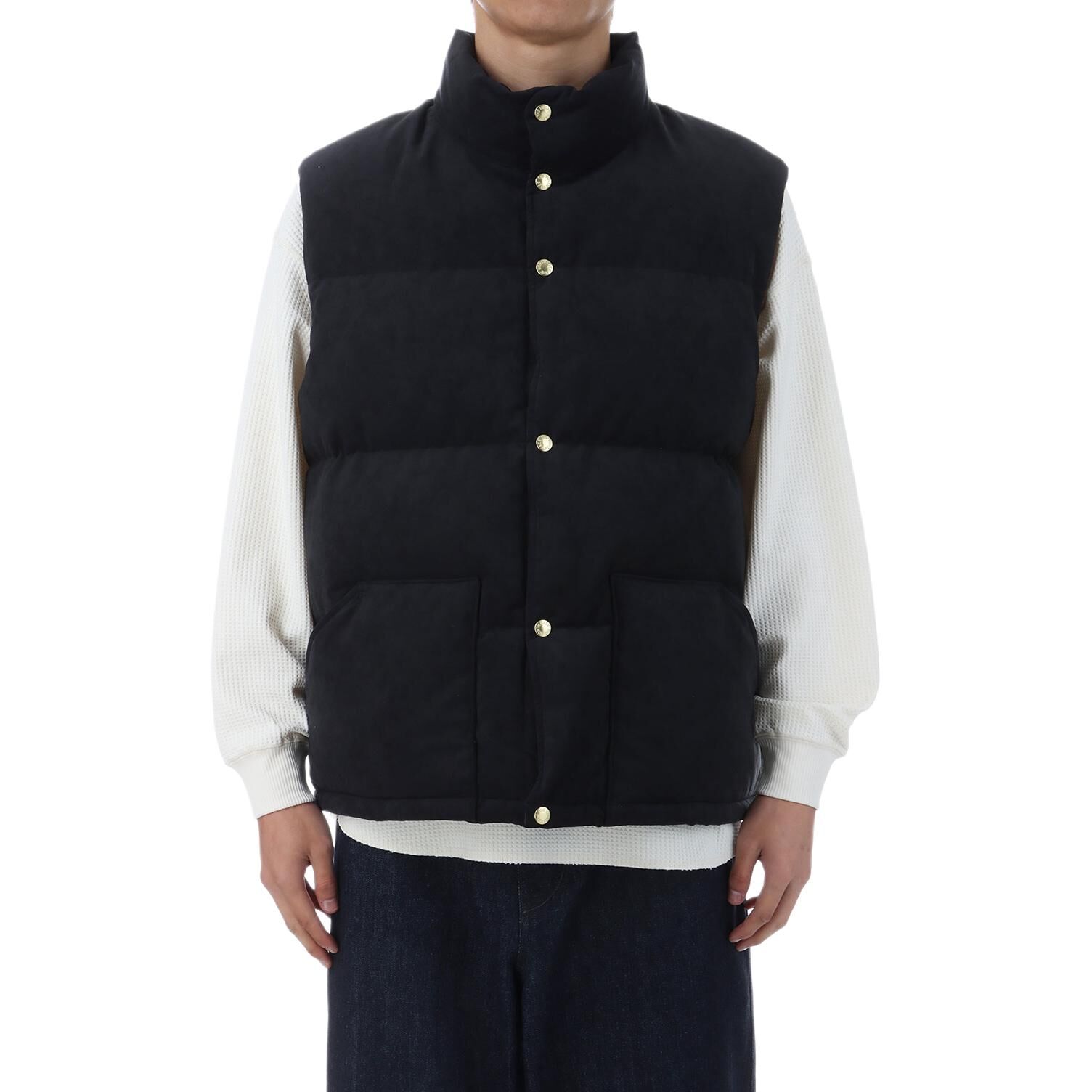 【代購】THE NORTH FACE PURPLE LABEL Synthetic Leather Field Sierra Vest Men's N25FN092-K